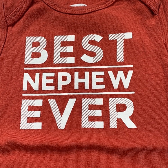 "Best Nephew Ever" Old Navy Onesie - Picture 2 of 3